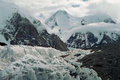 16 Gasherbrum I and Gasherbrum I South From Abruzzi Glacier